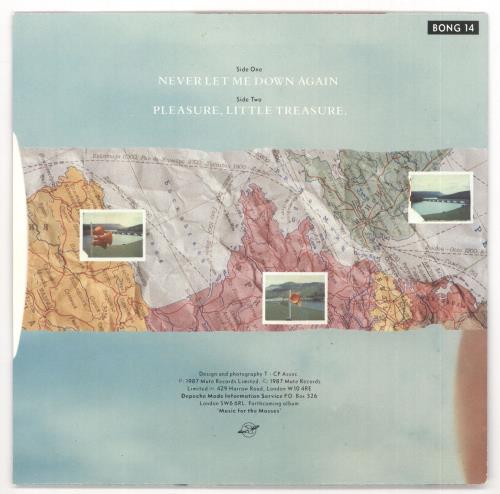 Depeche Mode Never Let Me Down Again 7" vinyl single (7 inch record / 45) UK DEP07NE47224