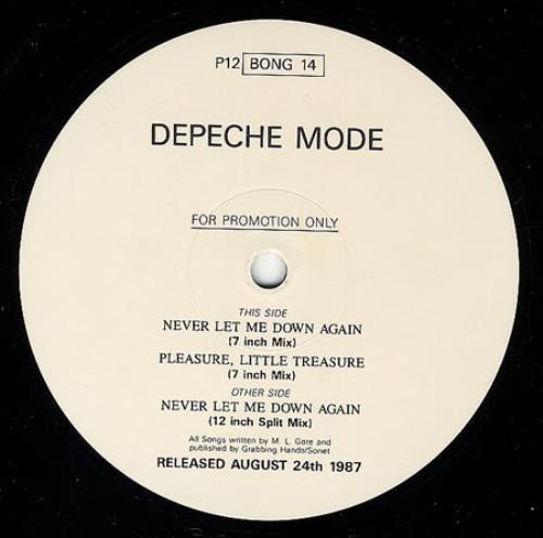 Depeche Mode Never Let Me Down Again 12" vinyl single (12 inch record / Maxi-single) UK DEP12NE07196