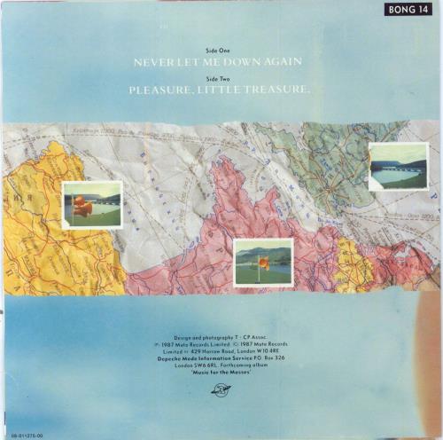 Depeche Mode Never Let Me Down Again 7" vinyl single (7 inch record / 45) Dutch DEP07NE799414