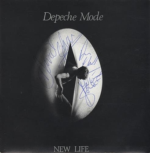 Depeche Mode New Life - Autographed 7" vinyl single (7 inch record / 45) UK DEP07NE399361