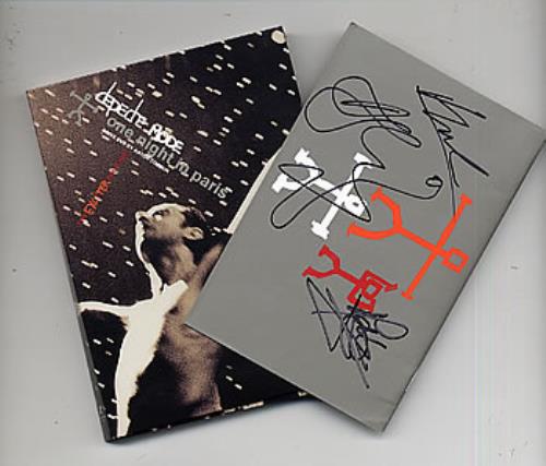 Depeche Mode One Night In Paris - autographed DVD UK DEPDDON261452