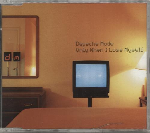Depeche Mode Only When I Lose Myself + Promo Postcard CD single (CD5 / 5") UK DEPC5ON874974