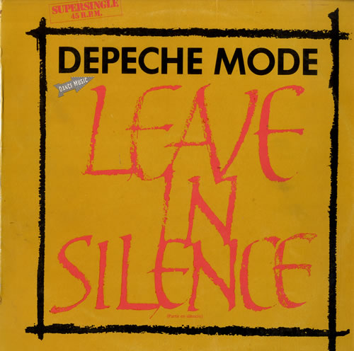 Depeche Mode Partir En Silencio - Leave In Silence 12" vinyl single (12 inch record / Maxi-single) Spanish DEP12PA560897