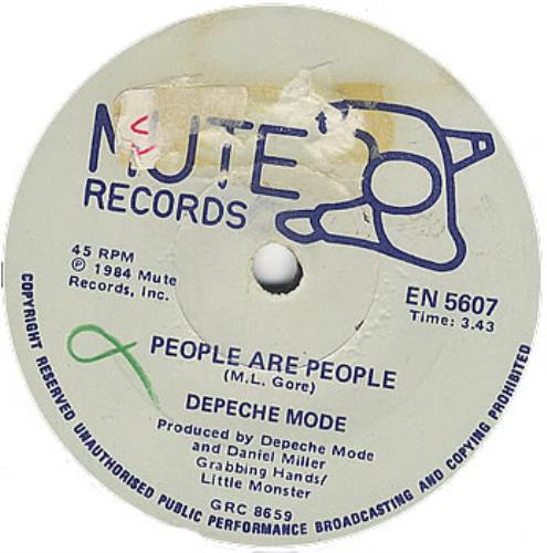 Depeche Mode People Are People 7" vinyl single (7 inch record / 45) South African DEP07PE380112