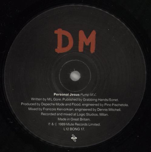 Depeche Mode Personal Jesus - EX 12" vinyl single (12 inch record / Maxi-single) UK DEP12PE511618