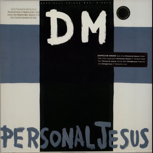 Depeche Mode Personal Jesus - Gold Promo Stamped 12" vinyl single (12 inch record / Maxi-single) US DEP12PE07189