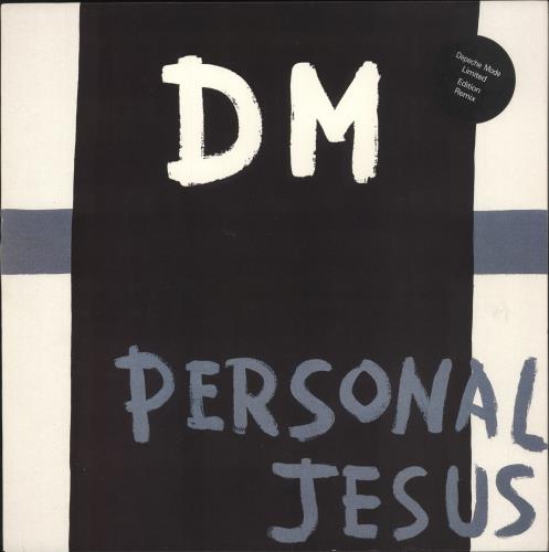 Depeche Mode Personal Jesus - Hype Sticker 12" vinyl single (12 inch record / Maxi-single) UK DEP12PE746435