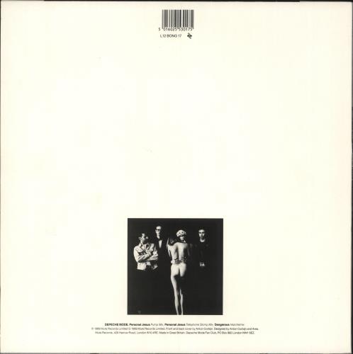Depeche Mode Personal Jesus - Hype Sticker 12" vinyl single (12 inch record / Maxi-single) UK DEP12PE746435