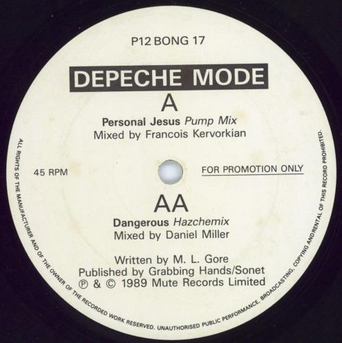 Depeche Mode Personal Jesus - Remix 12" vinyl single (12 inch record / Maxi-single) UK DEP12PE07197