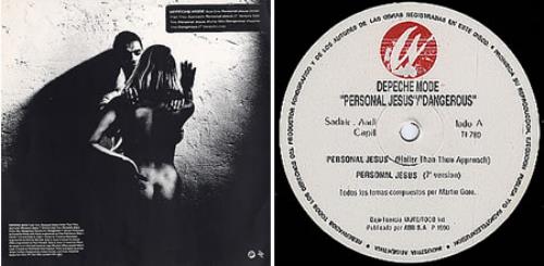 Depeche Mode Personal Jesus 12" vinyl single (12 inch record / Maxi-single) Argentinean DEP12PE231552