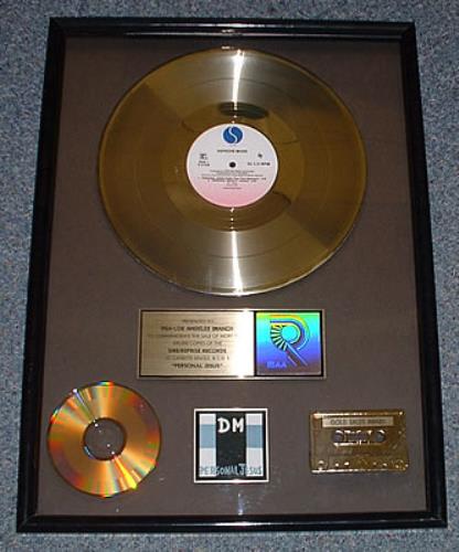 Depeche Mode Personal Jesus award disc US DEPAWPE241672