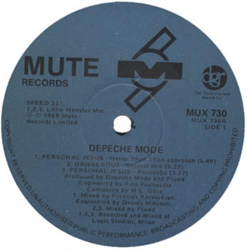 Depeche Mode Personal Jesus 12" vinyl single (12 inch record / Maxi-single) South African DEP12PE51074