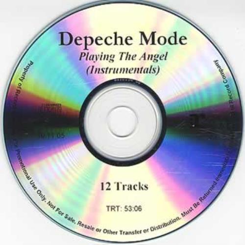 Depeche Mode Playing The Angel - Instrumentals CD-R acetate US DEPCRPL385827