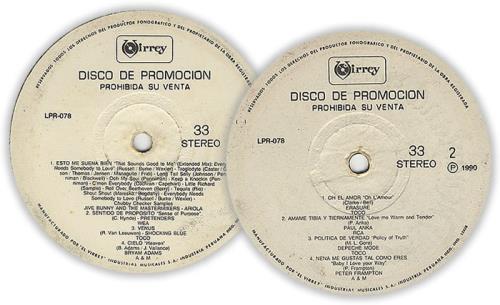 Depeche Mode Politica De Verdad vinyl LP album (LP record) Peruvian DEPLPPO399747