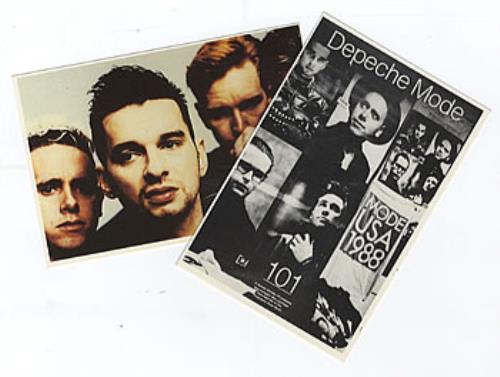 Depeche Mode Postcard Set handbill UK DEPHBPO322822