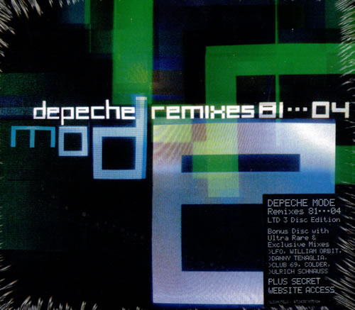 Depeche Mode Remixes 81-04 - Sealed 3-CD album set (Triple CD) UK DEP3CRE301638