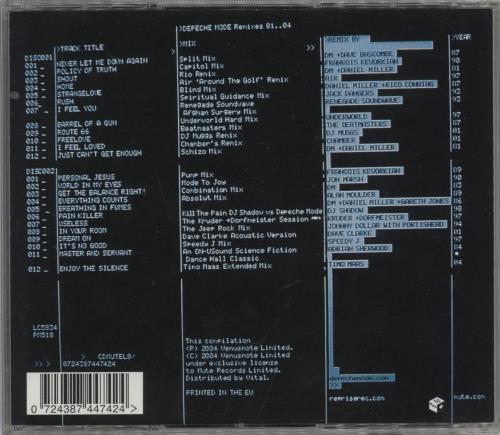 Depeche Mode Remixes 81-04 2 CD album set (Double CD) UK DEP2CRE301636