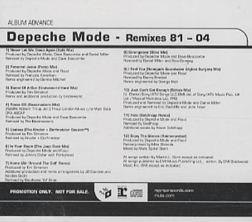 Depeche Mode Remixes 81-04 CD album (CDLP) US DEPCDRE307560