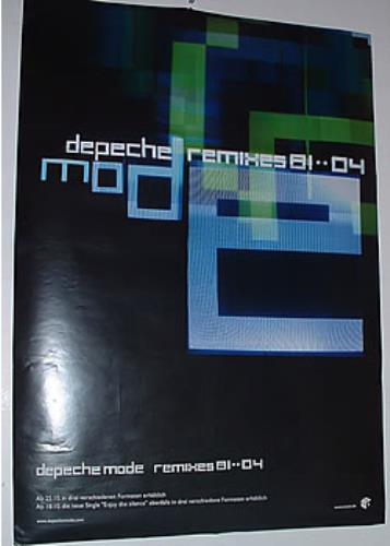 Depeche Mode Remixes 81-04 poster German DEPPORE323813