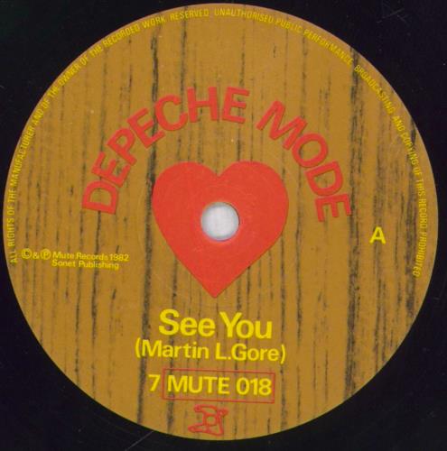Depeche Mode See You - Archive 7" vinyl single (7 inch record / 45) UK DEP07SE826959