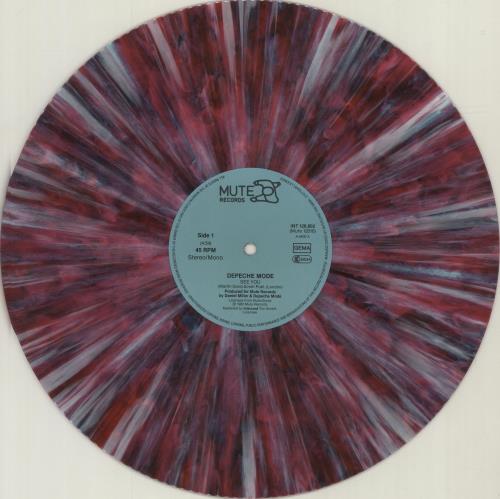 Depeche Mode See You - Marbled Vinyl - VG 12" vinyl single (12 inch record / Maxi-single) German DEP12SE678617