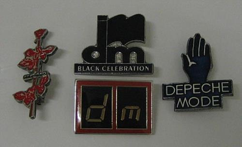 Depeche Mode Set Of 4 Badges badge UK DEPBGSE355861