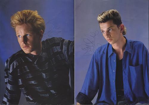 Depeche Mode Set Of Four Individual Posters - Autographed! poster UK DEPPOSE360840