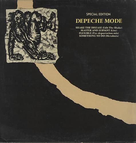 Depeche Mode Shake The Disease 12" vinyl single (12 inch record / Maxi-single) Greek DEP12SH395794