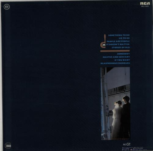 Depeche Mode Some Great Reward vinyl LP album (LP record) Spanish DEPLPSO396176