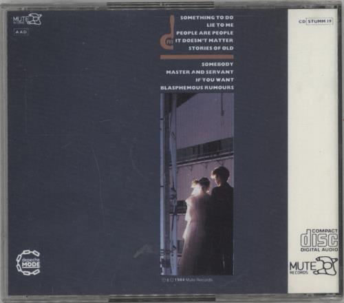 Depeche Mode Some Great Reward CD album (CDLP) UK DEPCDSO599437