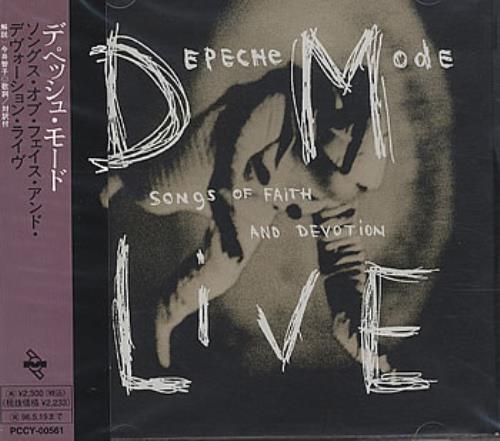 Depeche Mode Songs Of Faith & Devotion Live CD album (CDLP) Japanese DEPCDSO126410