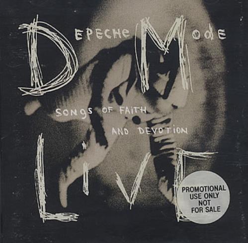 Depeche Mode Songs Of Faith & Devotion Live CD album (CDLP) UK DEPCDSO35654