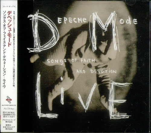 Depeche Mode Songs Of Faith & Devotion Live CD album (CDLP) Japanese DEPCDSO545187