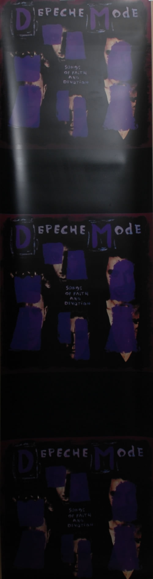 Depeche Mode Songs Of Faith & Devotion display UK DEPDISO40722
