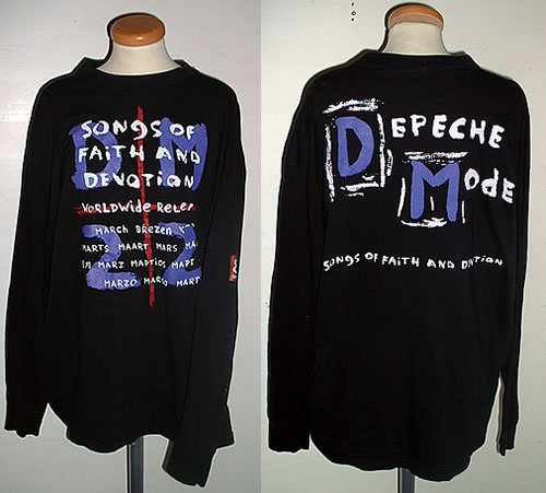 Depeche Mode Songs Of Faith And Devotion - Sweatshirt t-shirt UK DEPTSSO15453