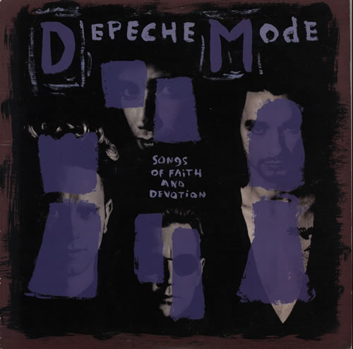 Depeche Mode Songs Of Faith And Devotion - VG vinyl LP album (LP record) UK DEPLPSO631335