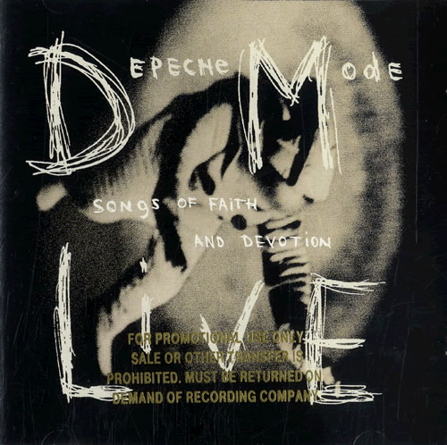 Depeche Mode Songs Of Faith And Devotion Live CD album (CDLP) US DEPCDSO486100