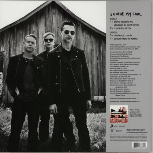 Depeche Mode Soothe My Soul 12" vinyl single (12 inch record / Maxi-single) UK DEP12SO585799