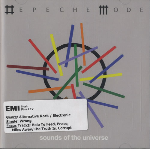 Depeche Mode Sounds Of The Universe CD album (CDLP) US DEPCDSO471523