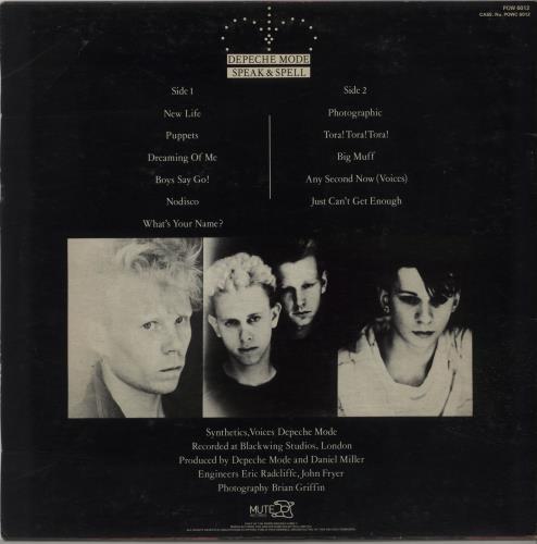 Depeche Mode Speak & Spell vinyl LP album (LP record) Australian DEPLPSP253498