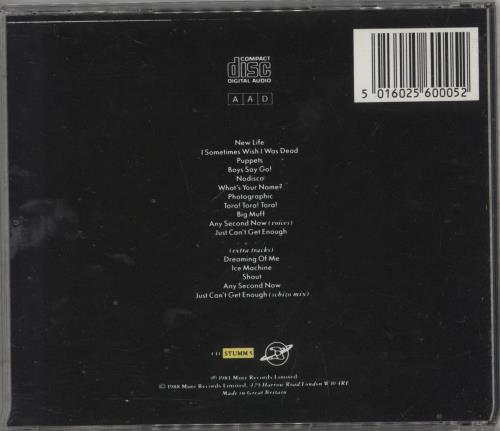 Depeche Mode Speak & Spell CD album (CDLP) UK DEPCDSP37775