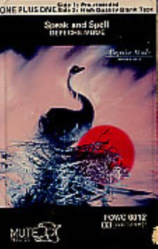 Depeche Mode Speak And Spell cassette album Australian DEPCLSP253711