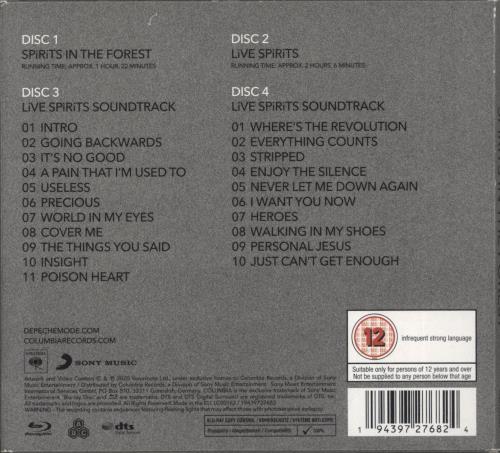 Depeche Mode Spirits In The Forest 2 CD album set (Double CD) UK DEP2CSP866092