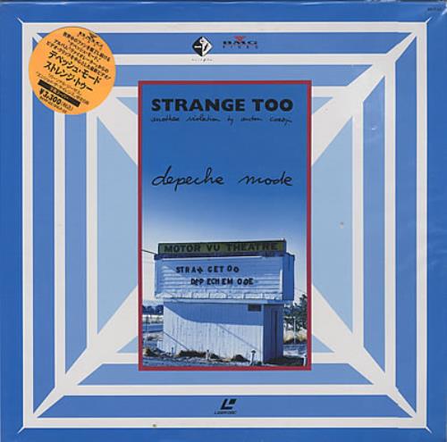 Depeche Mode Strange Too laserdisc / lazerdisc Japanese DEPLZST135079