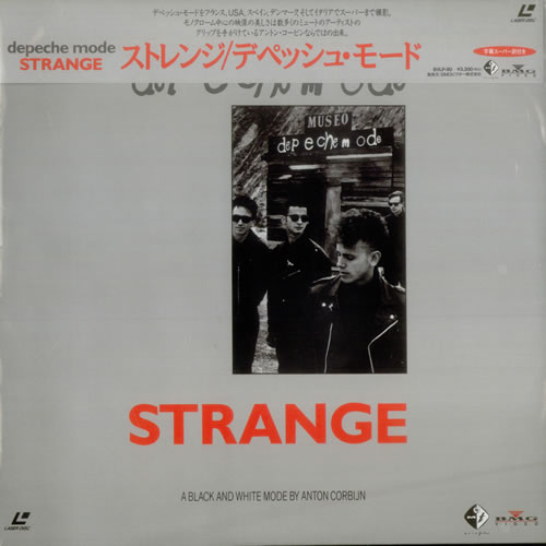 Depeche Mode Strange laserdisc / lazerdisc Japanese DEPLZST544670