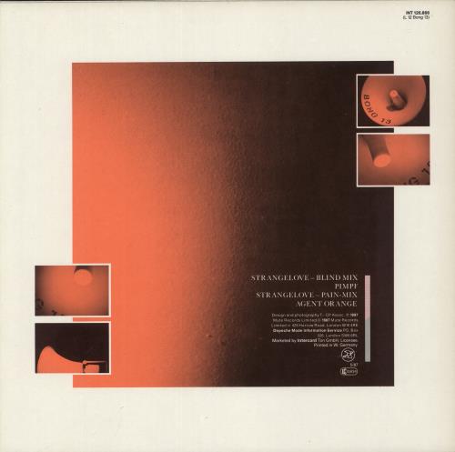 Depeche Mode Strangelove - Orange Vinyl 12" vinyl single (12 inch record / Maxi-single) German DEP12ST15914