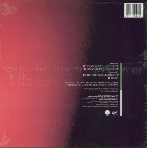 Depeche Mode Strangelove 12" vinyl single (12 inch record / Maxi-single) US DEP12ST315905