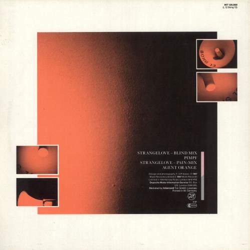 Depeche Mode Strangelove 12" vinyl single (12 inch record / Maxi-single) German DEP12ST414129