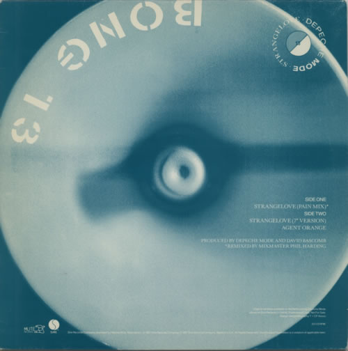 Depeche Mode Strangelove 12" vinyl single (12 inch record / Maxi-single) US DEP12ST04938