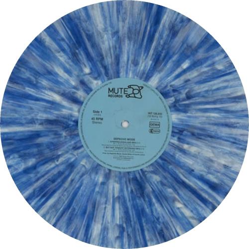 Depeche Mode Stripped - Highland Mix - Blue Vinyl 12" vinyl single (12 inch record / Maxi-single) German DEP12ST07935